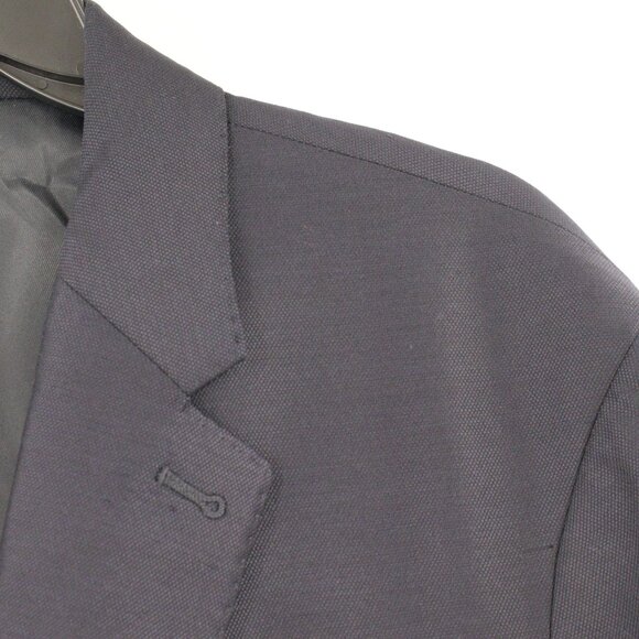 Banana Republic Reda Flexo Sport Coat Mens 42R Wool Blend Tailored Slim Fit navy - Picture 2 of 16